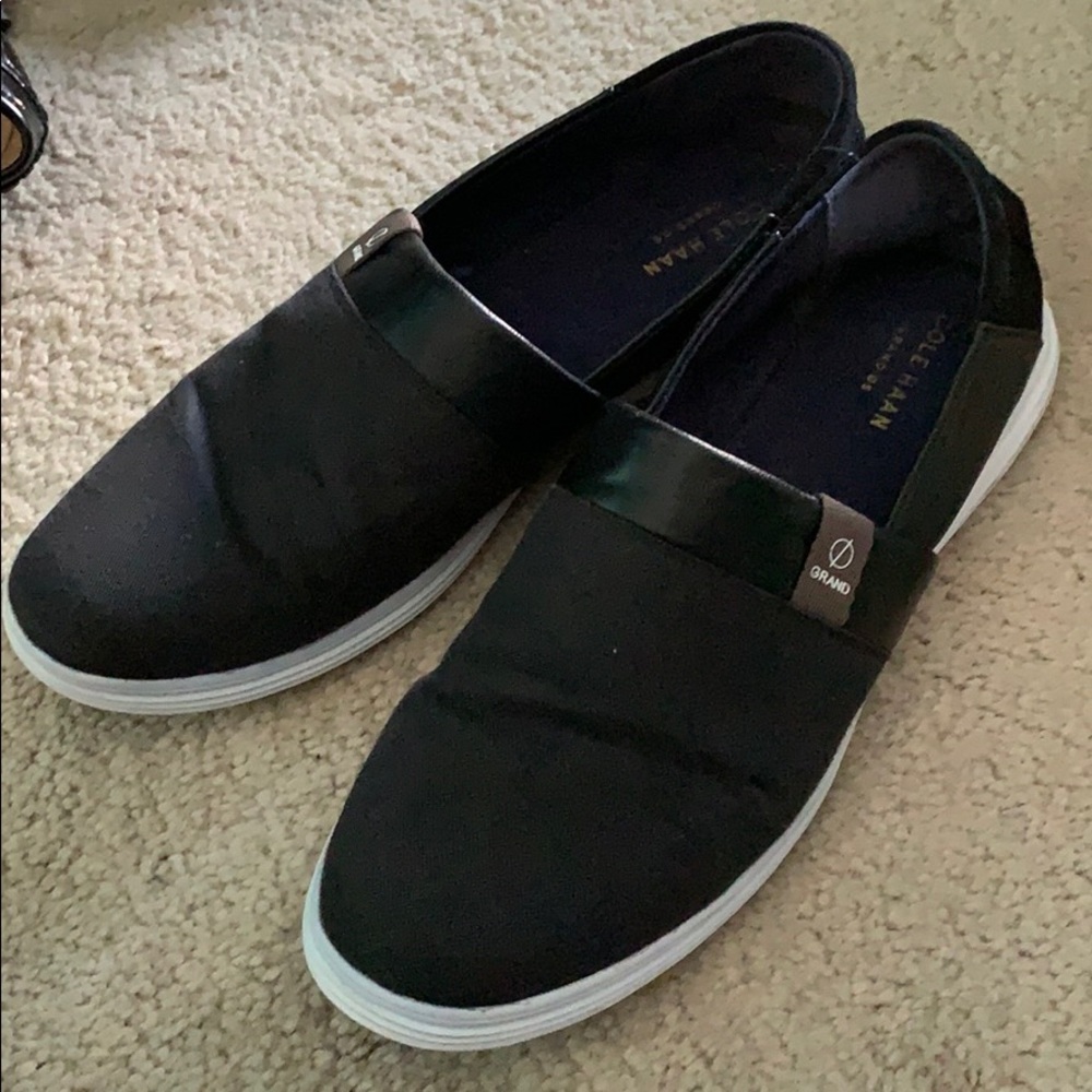 Cole Haan mixed material flats